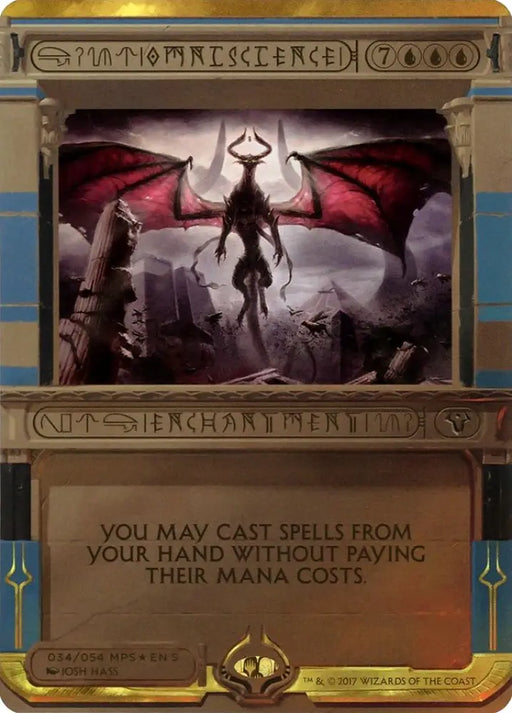 Omniscience (Invocation) [Amonkhet Invocations] - MTG Single