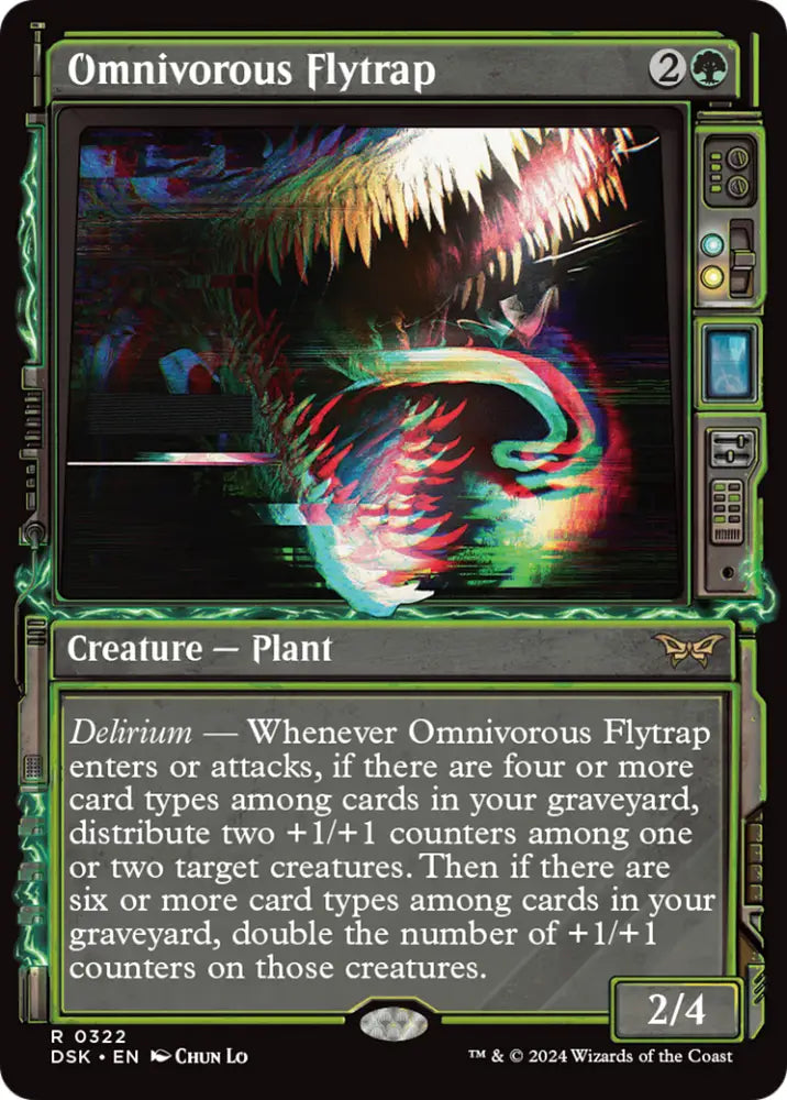 Omnivorous Flytrap (Showcase) [Duskmourn: House of Horror] - MTG Single