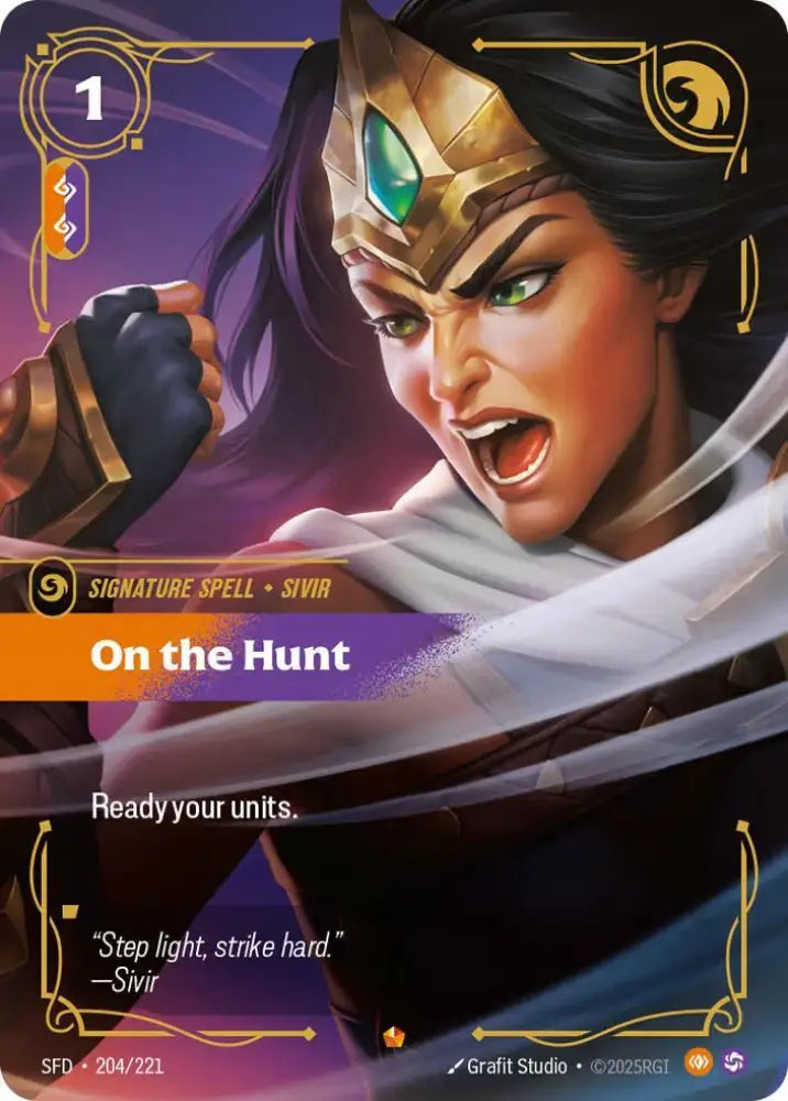On the Hunt (204/221) [Spiritforged]