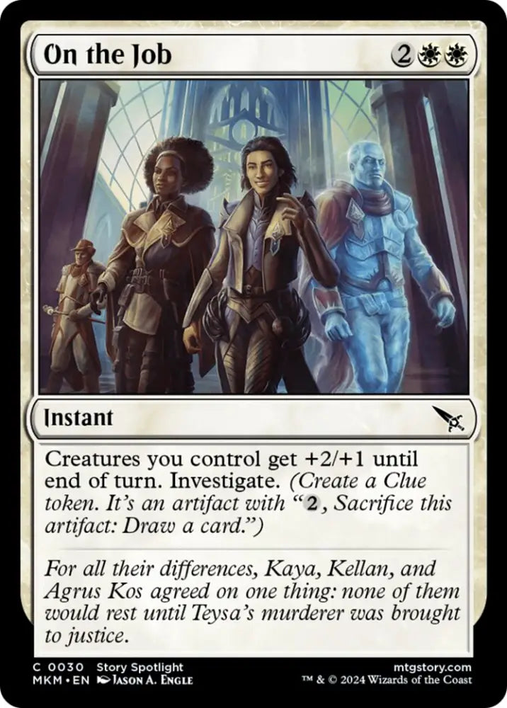 On the Job [Murders at Karlov Manor] - MTG Single