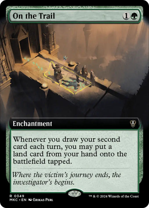 On the Trail (Extended Art) [Murders at Karlov Manor Commander] - MTG Single
