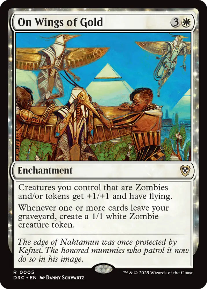 On Wings of Gold [Aetherdrift Commander] - MTG Single