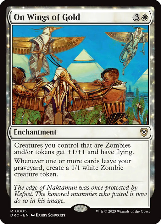 On Wings of Gold [Aetherdrift Commander] - MTG Single