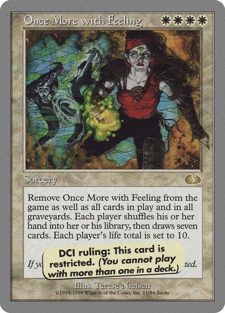Once More with Feeling [Unglued] - MTG Single