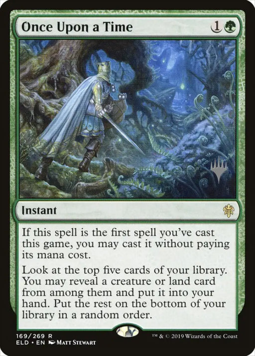Once Upon a Time (Promo Pack) [Throne of Eldraine Promos] - MTG Single
