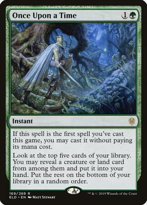 Once Upon a Time [Throne of Eldraine] - MTG Single