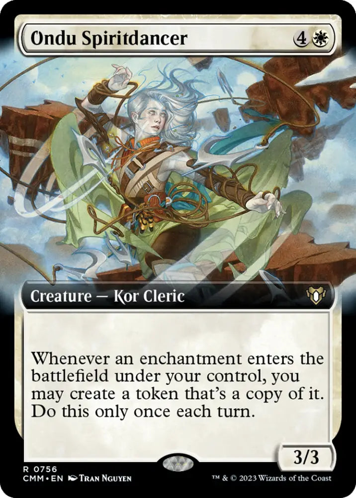 Ondu Spiritdancer (Extended Art) [Commander Masters] - MTG Single