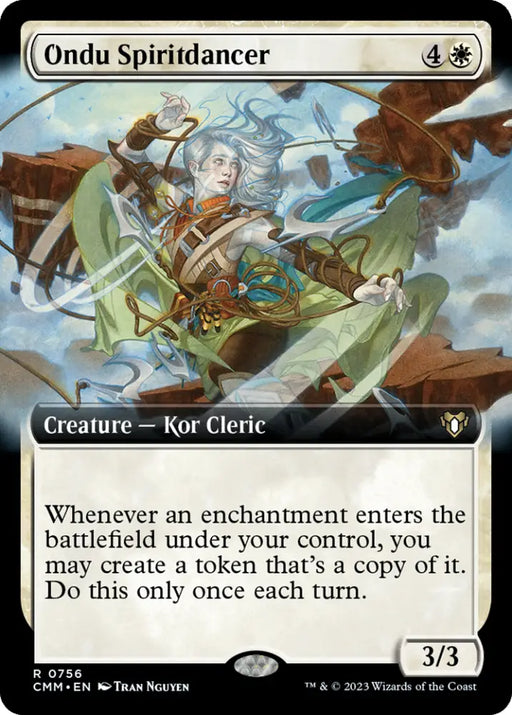 Ondu Spiritdancer (Extended Art) [Commander Masters] - MTG Single