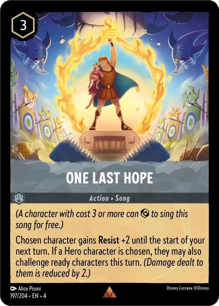 One Last Hope (197/204) [Ursula’s Return] - Lorcana Single
