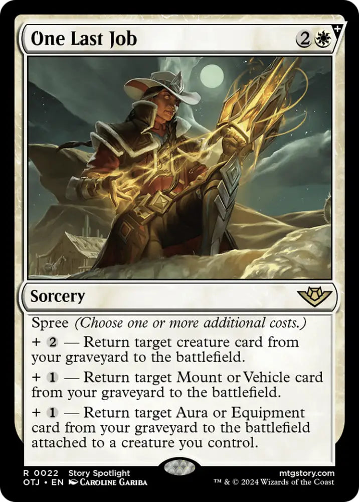One Last Job [Outlaws of Thunder Junction] - MTG Single