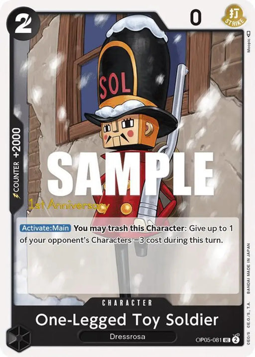 One-Legged Toy Soldier (OP05-081) [Awakening of the New Era: 1st Anniversary Tournament Cards]