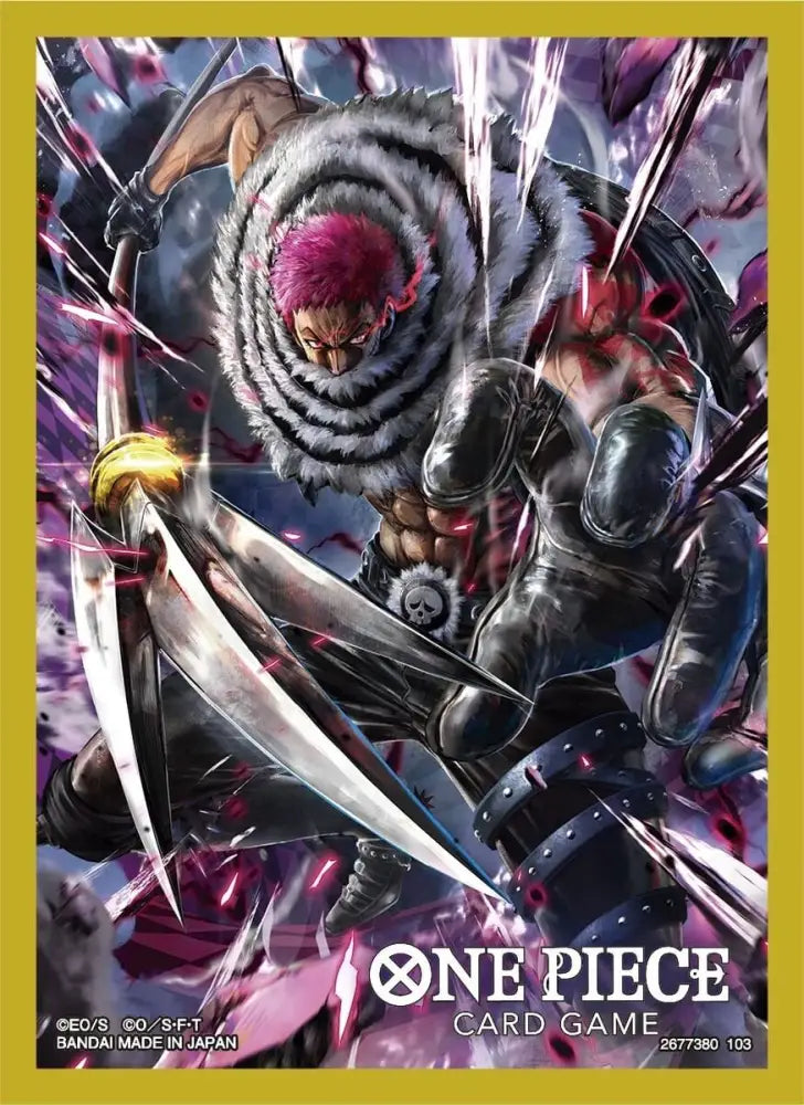 ONE PIECE CG SLEEVES SET 3 KATAKURI (60CT) - Accessoire
