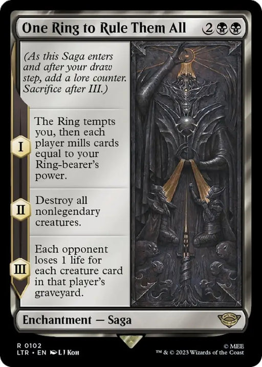One Ring to Rule Them All [The Lord of the Rings: Tales of Middle-Earth] - MTG Single