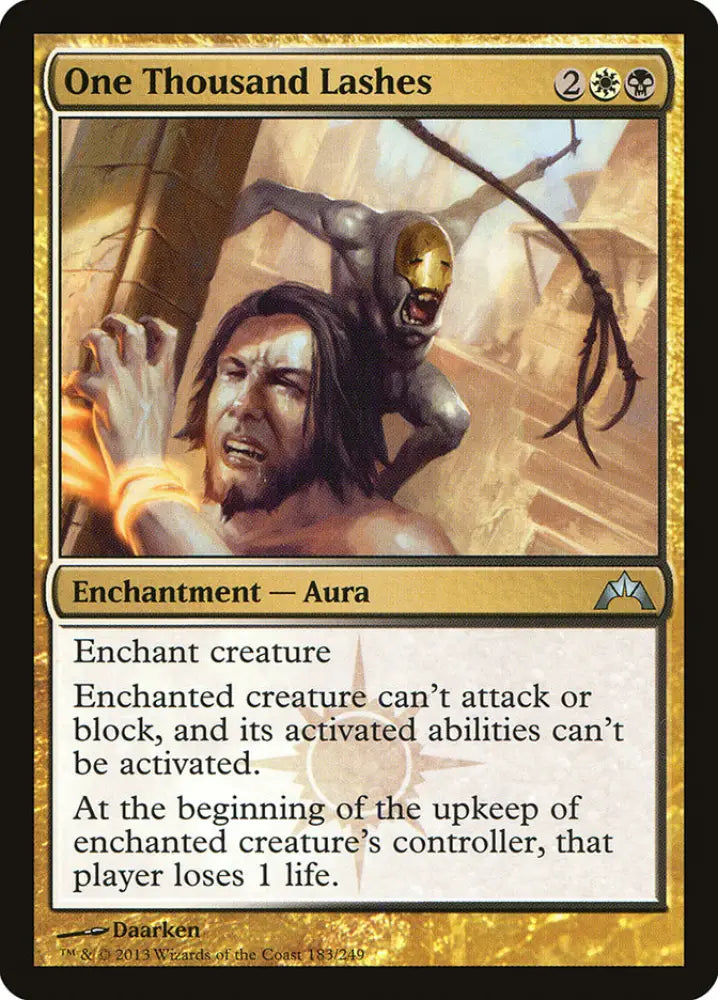 One Thousand Lashes [Gatecrash] - MTG Single