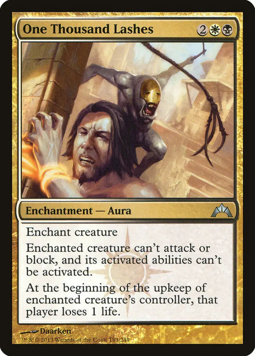 One Thousand Lashes [Gatecrash] - MTG Single