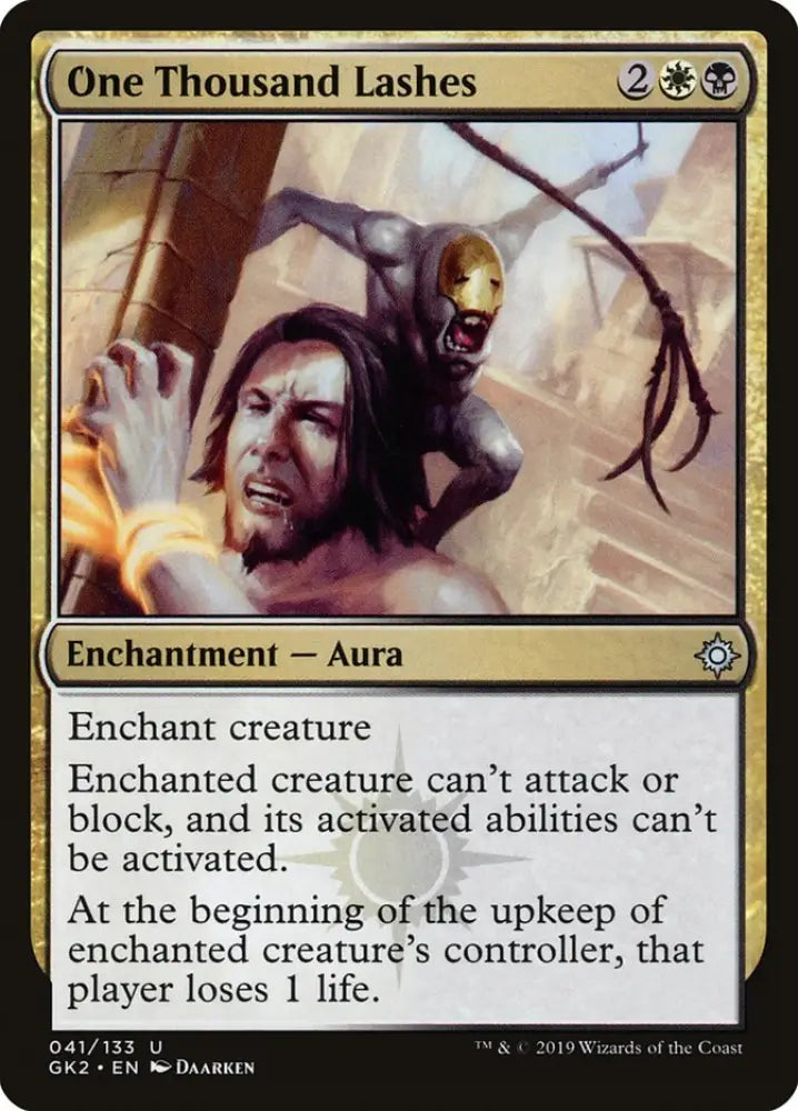 One Thousand Lashes [Ravnica Allegiance Guild Kit] - MTG Single
