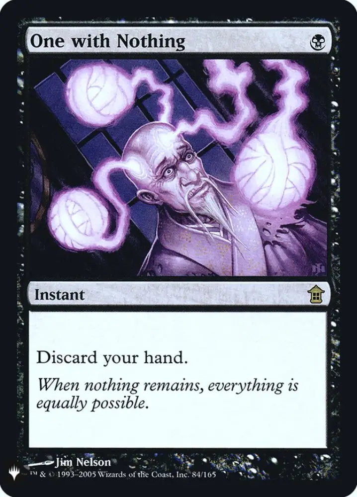 One with Nothing [Mystery Booster] - MTG Single