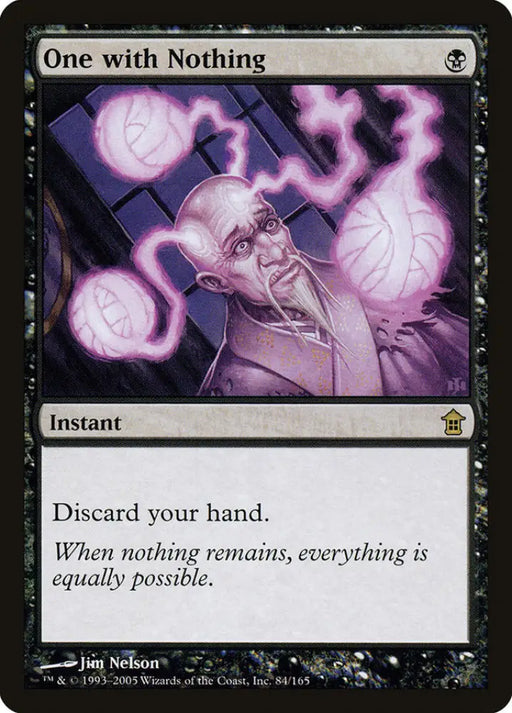 One with Nothing [Saviors of Kamigawa] - MTG Single