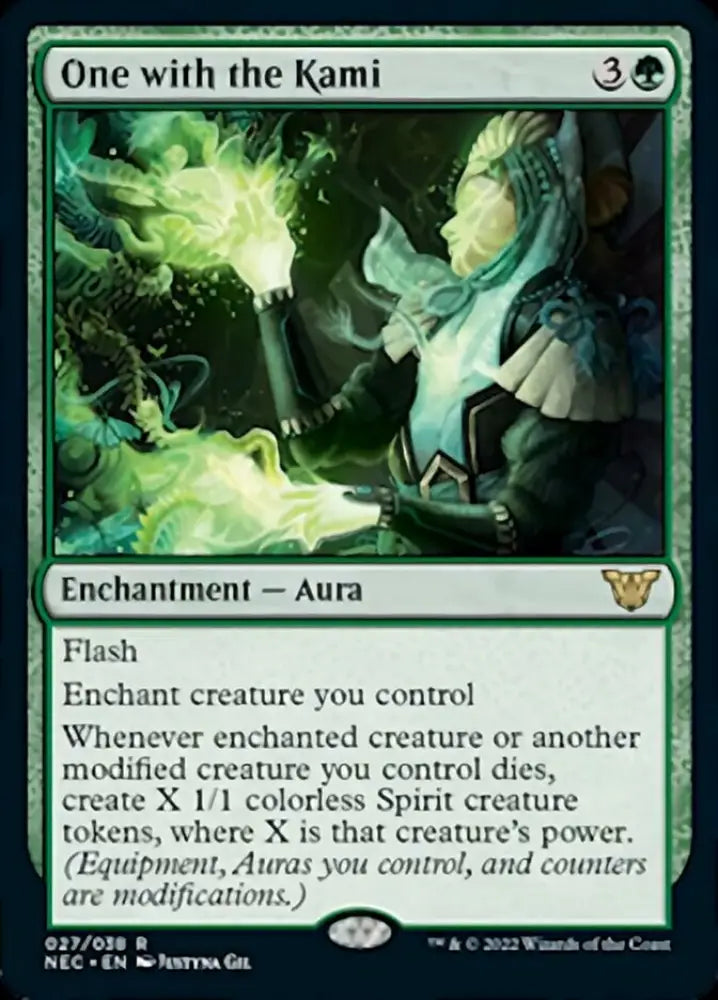 One with the Kami [Kamigawa: Neon Dynasty Commander] - MTG Single