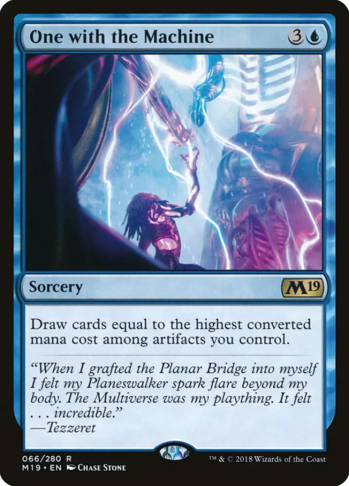 One with the Machine [Core Set 2019] - MTG Single
