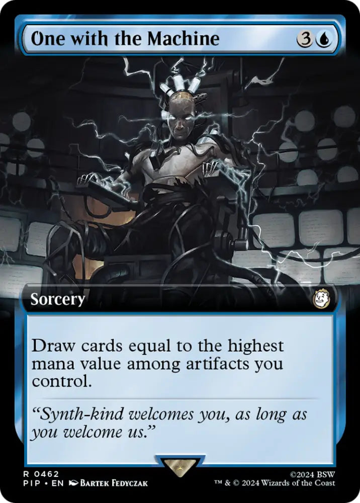 One with the Machine (Extended Art) [Fallout] - MTG Single