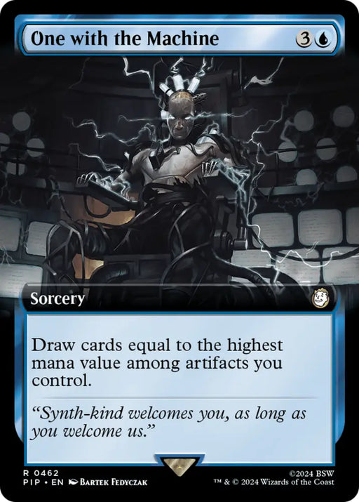 One with the Machine (Extended Art) [Fallout] - MTG Single