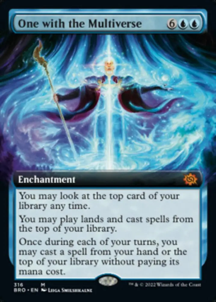 One with the Multiverse (Extended Art) [The Brothers’ War] - MTG Single