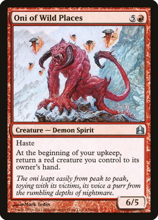 Oni of Wild Places [Commander 2011] - MTG Single