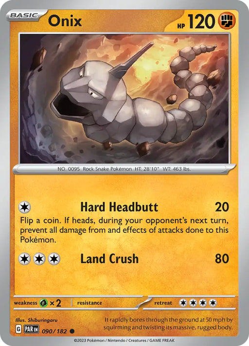 Onix (090/182) [Scarlet & Violet: Paradox Rift] - Pokemon Single