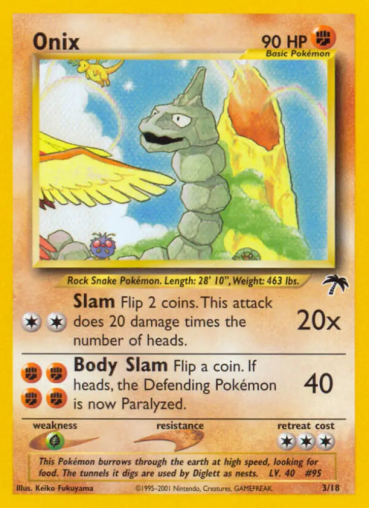 Onix (3/18) [Southern Islands] - Pokemon Single