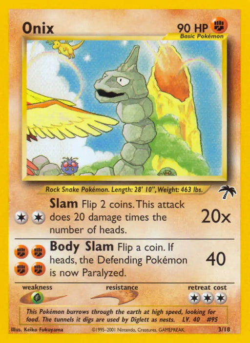 Onix (3/18) [Southern Islands] - Pokemon Single
