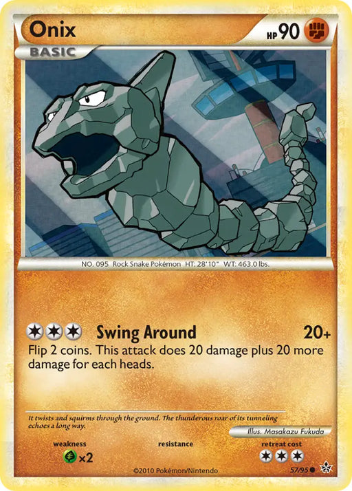 Onix (57/95) [HeartGold & SoulSilver: Unleashed] - Pokemon Single