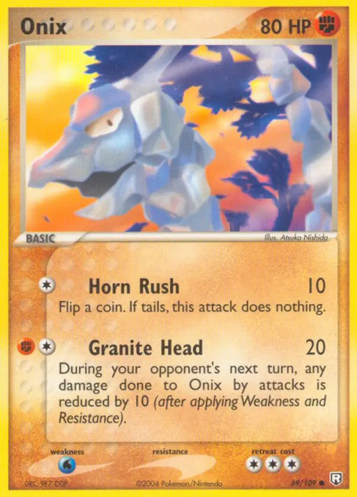 Onix (69/109) [EX: Team Rocket Returns] - Pokemon Single