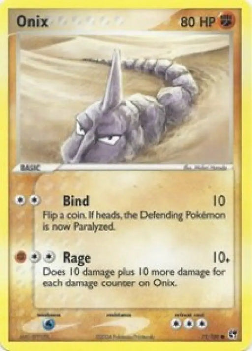 Onix (71/100) [EX: Battle Stadium] - Pokemon Single