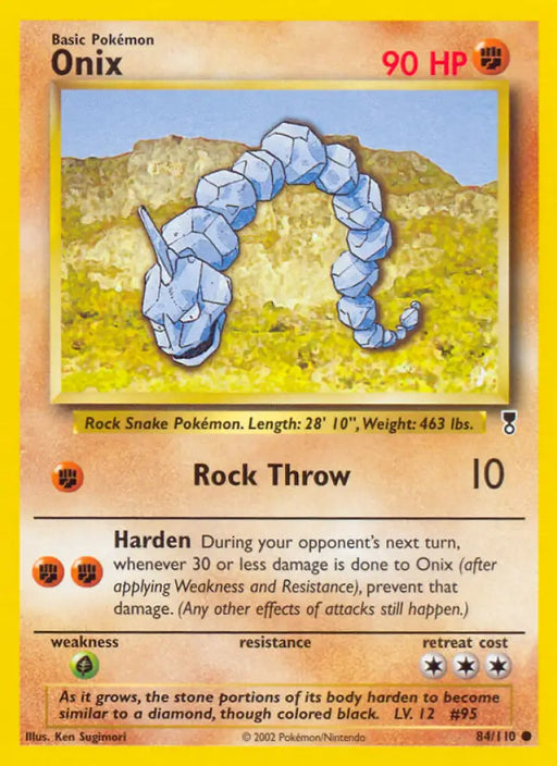 Onix (84/110) [Legendary Collection] - Pokemon Single
