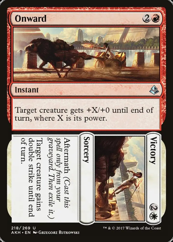 Onward // Victory [Amonkhet] - MTG Single