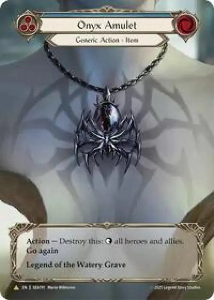 Onyx Amulet (Treasure) (SEA191) [High Seas]