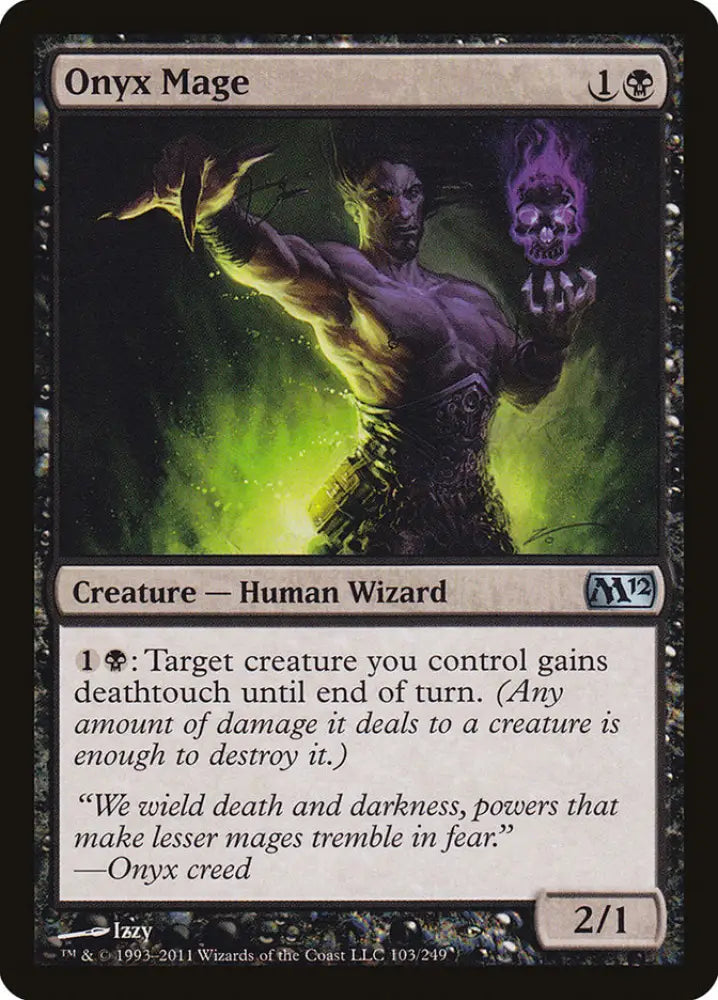 Onyx Mage [Magic 2012] - MTG Single