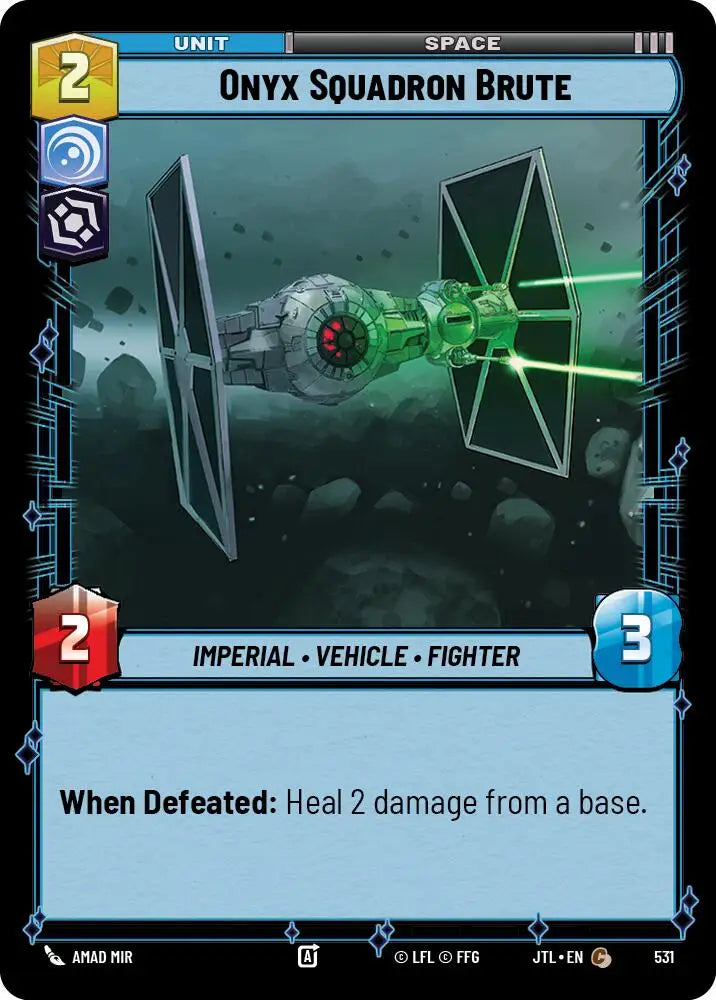 Onyx Squadron Brute (Foil) (531) [Jump to Lightspeed] - Star Wars: Unlimited Single
