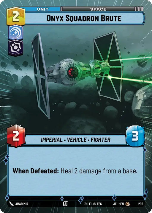 Onyx Squadron Brute (Hyperspace) (295) [Jump to Lightspeed] - Star Wars: Unlimited Single