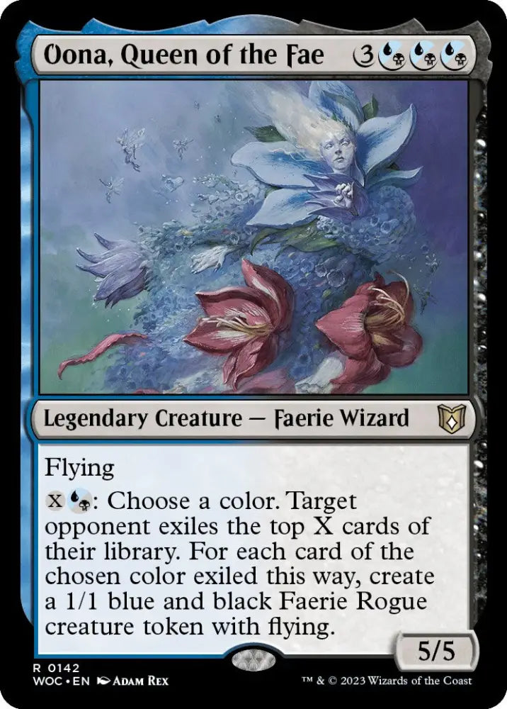 Oona Queen of the Fae [Wilds of Eldraine Commander] - MTG Single