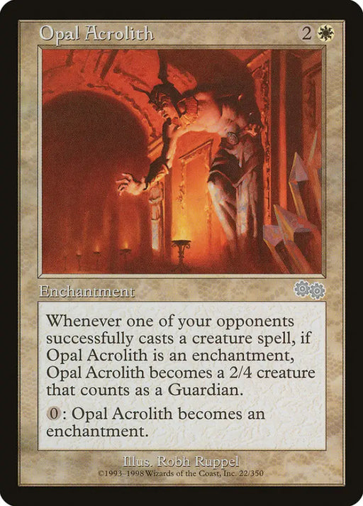 Opal Acrolith [Urza’s Saga] - MTG Single