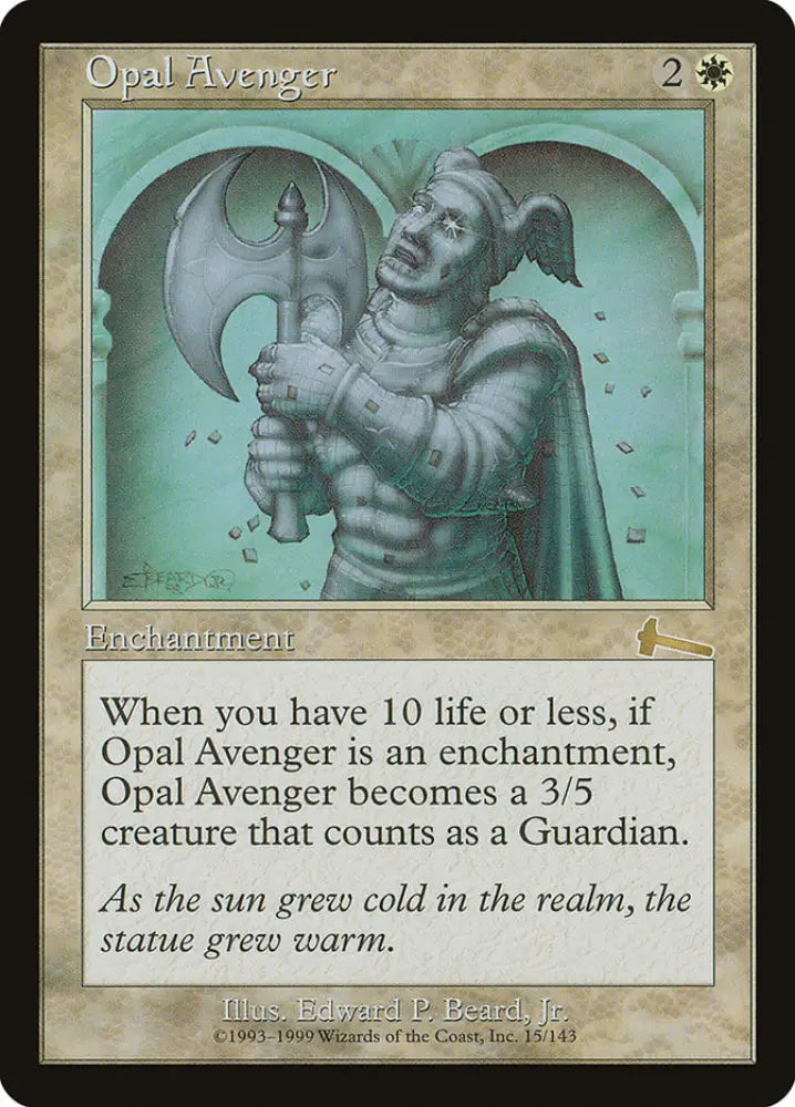Opal Avenger [Urza’s Legacy] - MTG Single