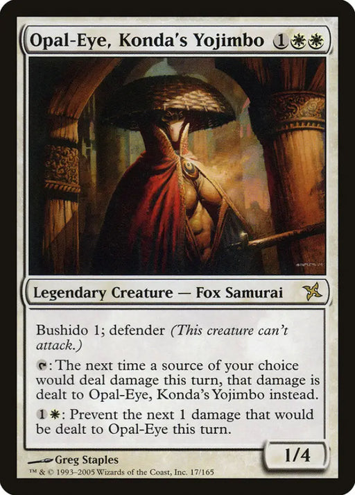 Opal-Eye Konda’s Yojimbo [Betrayers of Kamigawa] - MTG Single