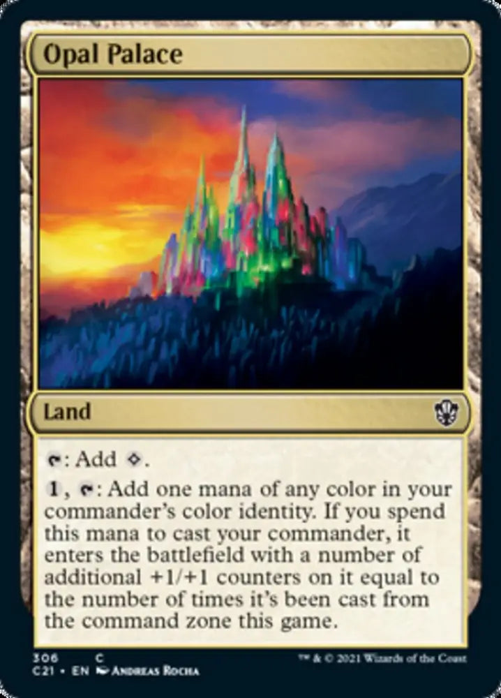 Opal Palace [Commander 2021] - MTG Single