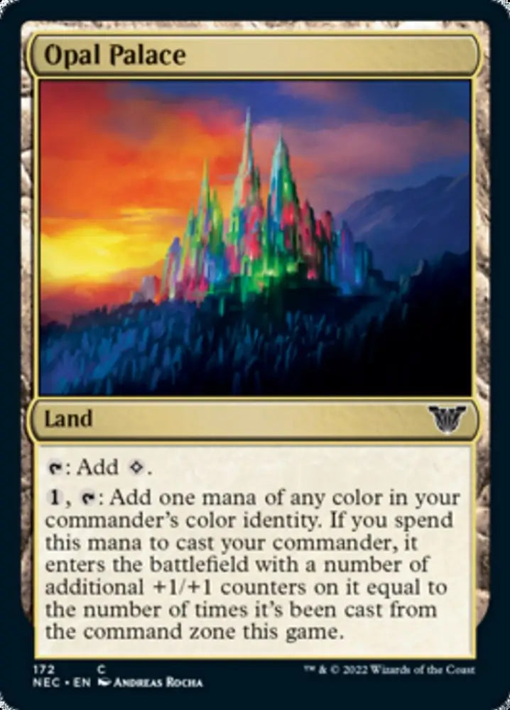 Opal Palace [Kamigawa: Neon Dynasty Commander] - MTG Single
