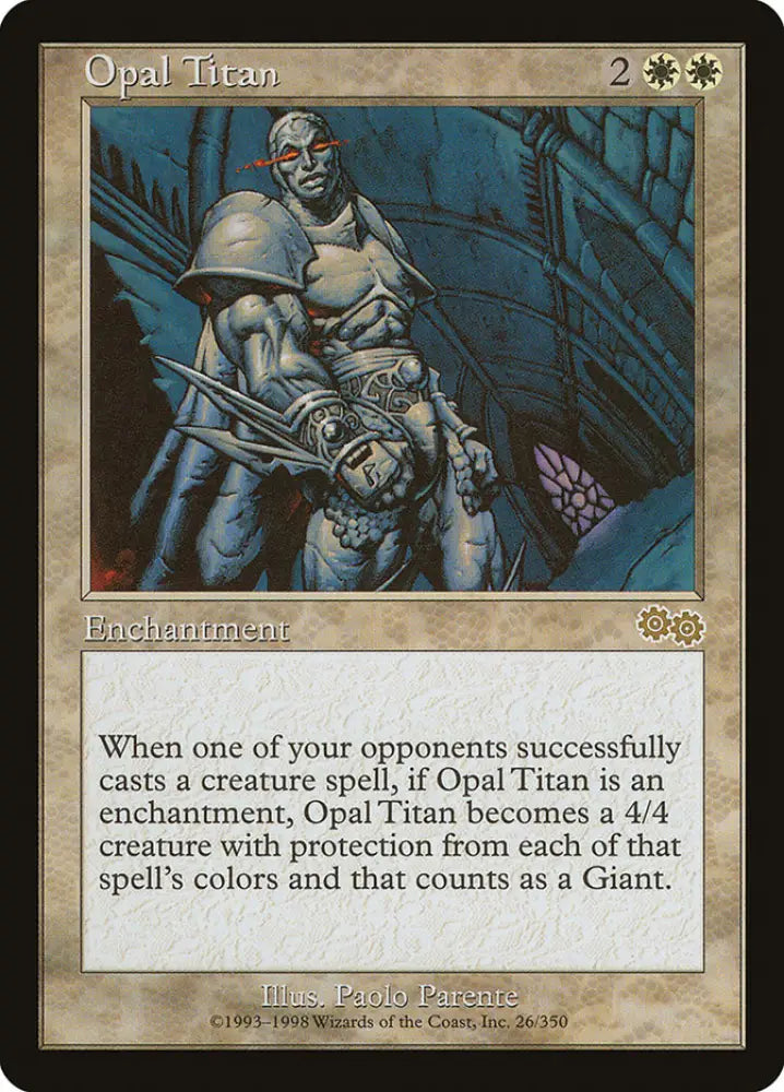 Opal Titan [Urza’s Saga] - MTG Single