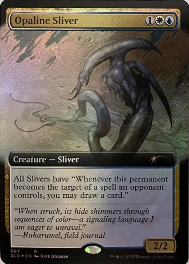 Opaline Sliver (Extended Art) [Secret Lair Drop Promos] - MTG Single