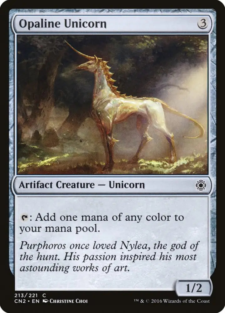 Opaline Unicorn [Conspiracy: Take the Crown] - MTG Single