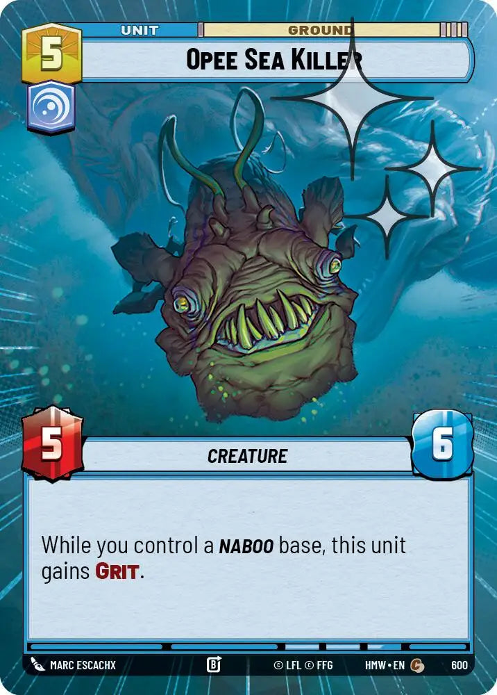 Opee Sea Killer (Hyperspace Foil) (600) [Homeworlds]